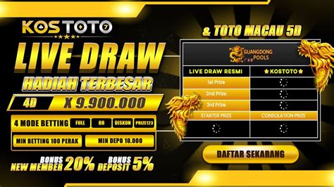 KELUARAN LIVE TOTO MACAU 5D TERCEPAT HARI INI.